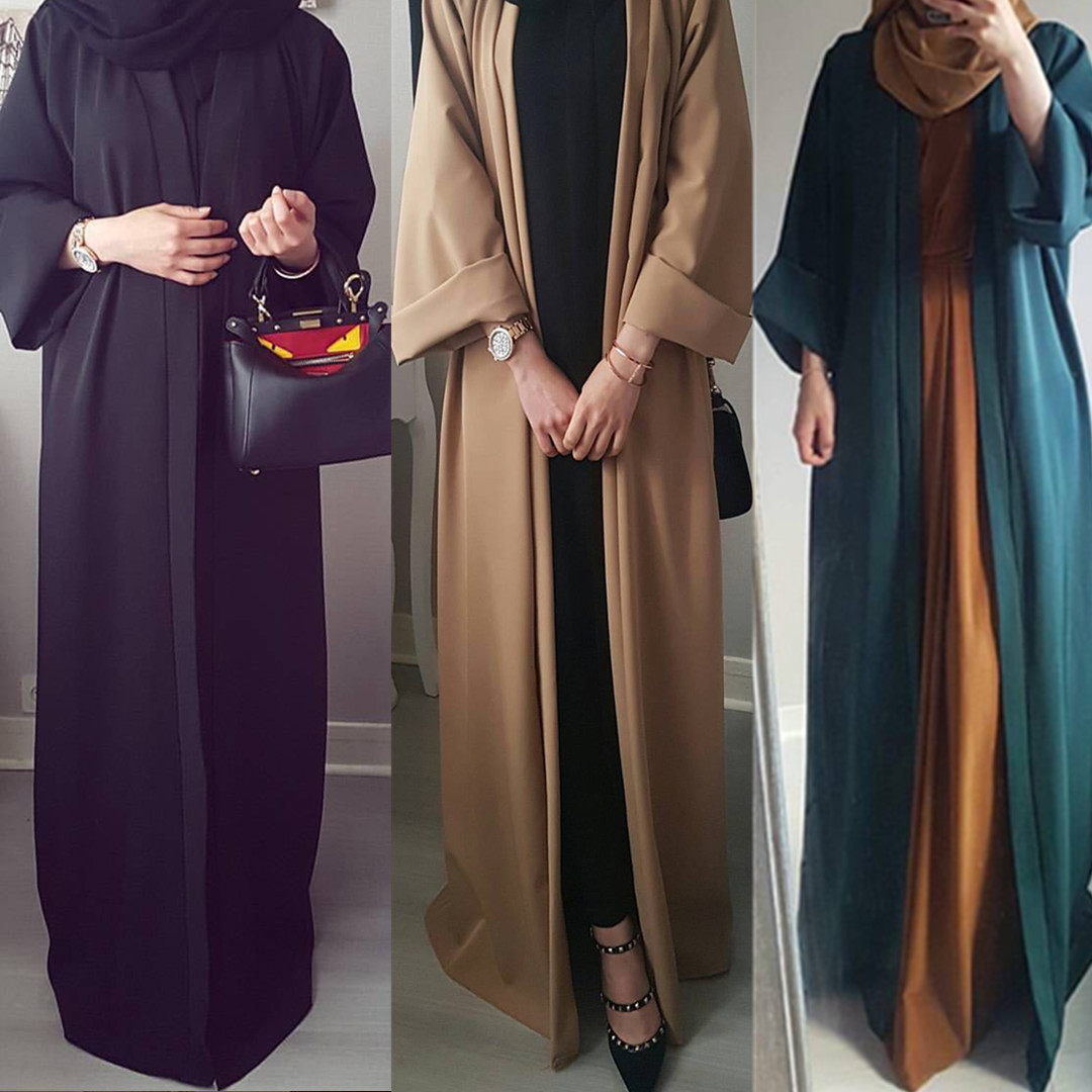이드 라마단 이슬람 롱 카디건 가운 의류, 니다 아바야 드레스 여성 Jilbab Khimar 로브 Kaftan Niqab 이슬람 두바이 의류
